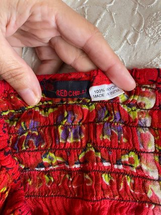 Pantalón Falda Flojo tobillero Red Chilli