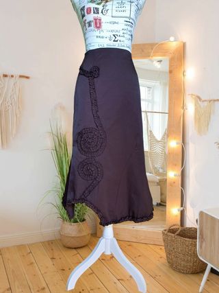 Falda midi vintage Promod T. M