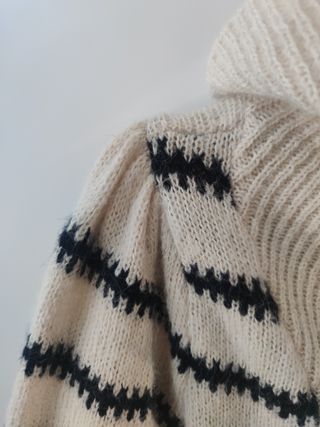 Vestido de rayas lana Pieces