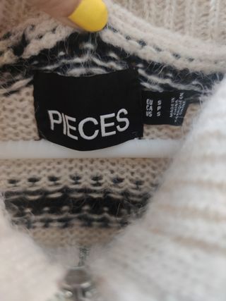 Vestido de rayas lana Pieces