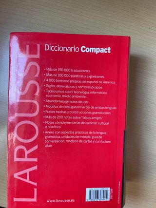 Diccionario larousse frances-español compact