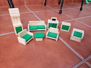 Casa muñecas de madera