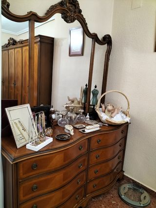 Dormitorio de matrimonio de marquetería