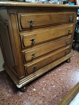 Dormitorio 2 camas+armario+cómoda+espejo