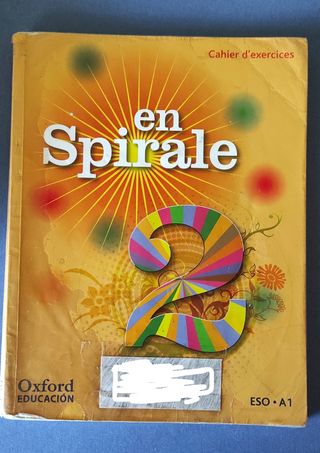 Libro Francés en Spirale OXFORD 2 ESO