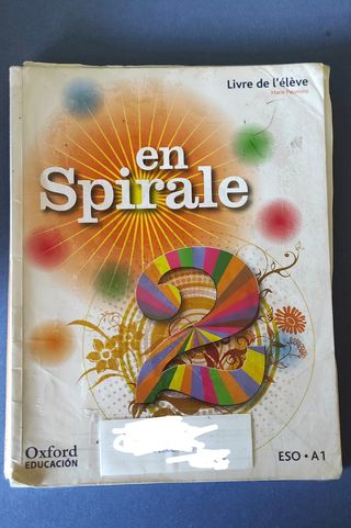 Libro Francés en Spirale OXFORD 2 ESO
