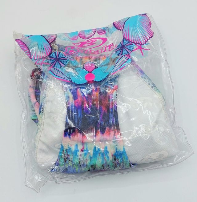 Bikini Babalu Triangular con joyas. NUEVO 