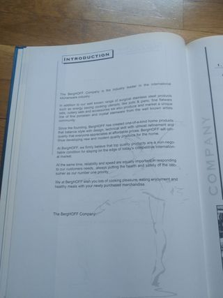 Libro de cocina bergHOFF