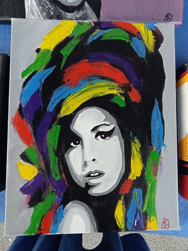 Pop art Canvas Amy Whinehouse
