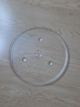 Plato cristal microondas 34 cm
