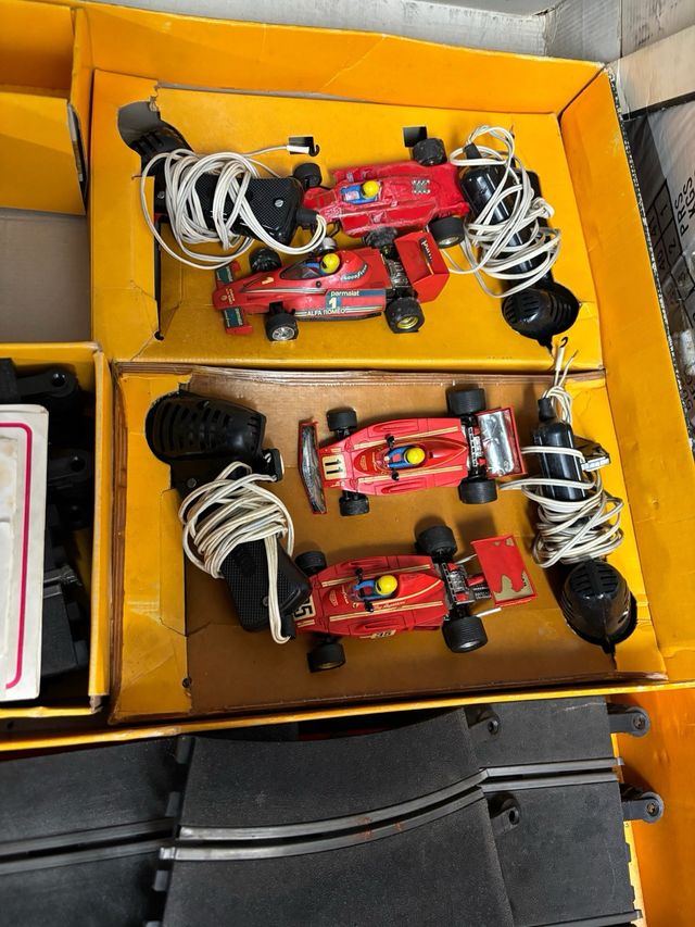 Lote 4 scalextric y coches