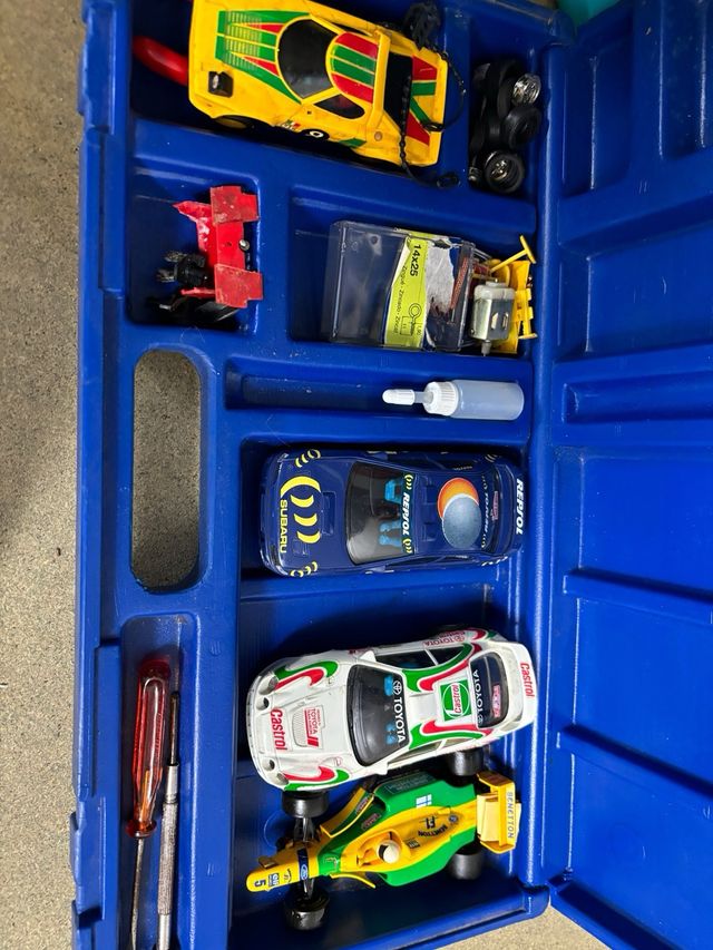 Lote 4 scalextric y coches