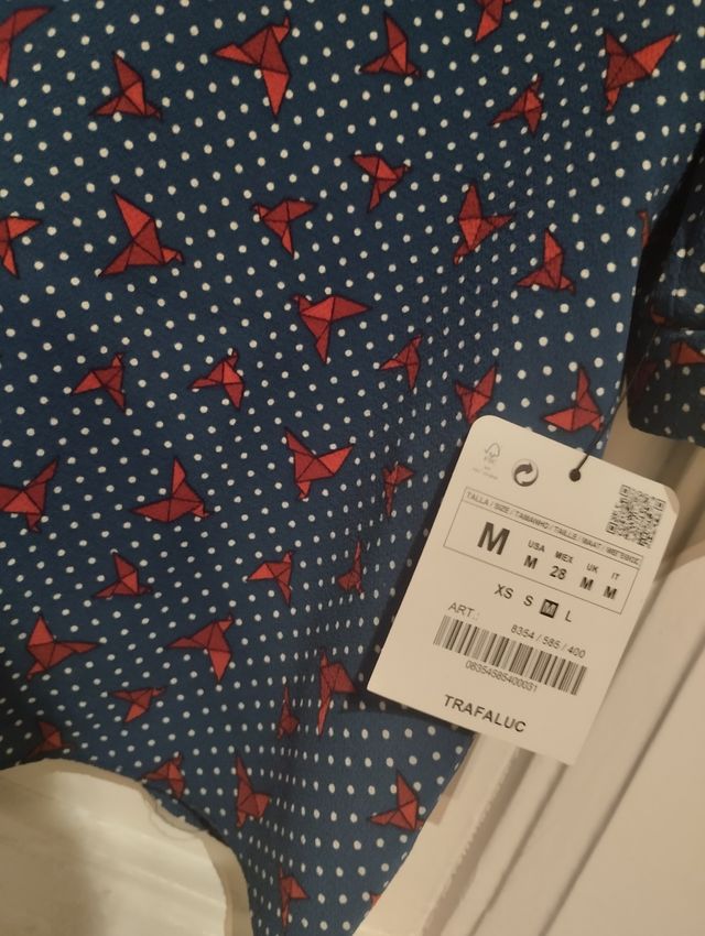 Blusa Zara talla M, nueva con etiquetas