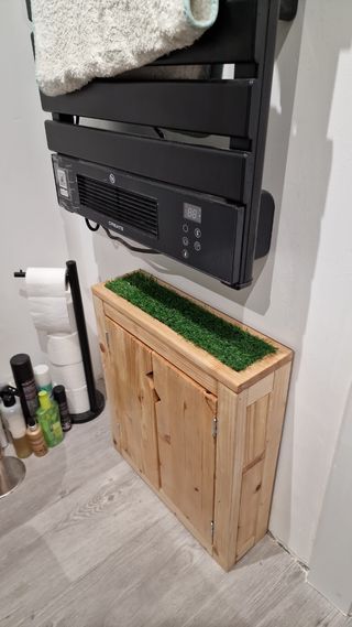 Mueble baño hecho a mano