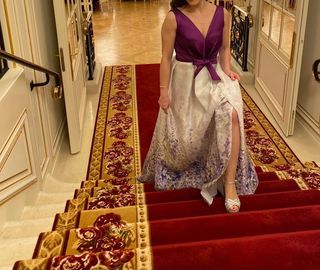 Vestido largo de invitada/fiesta.