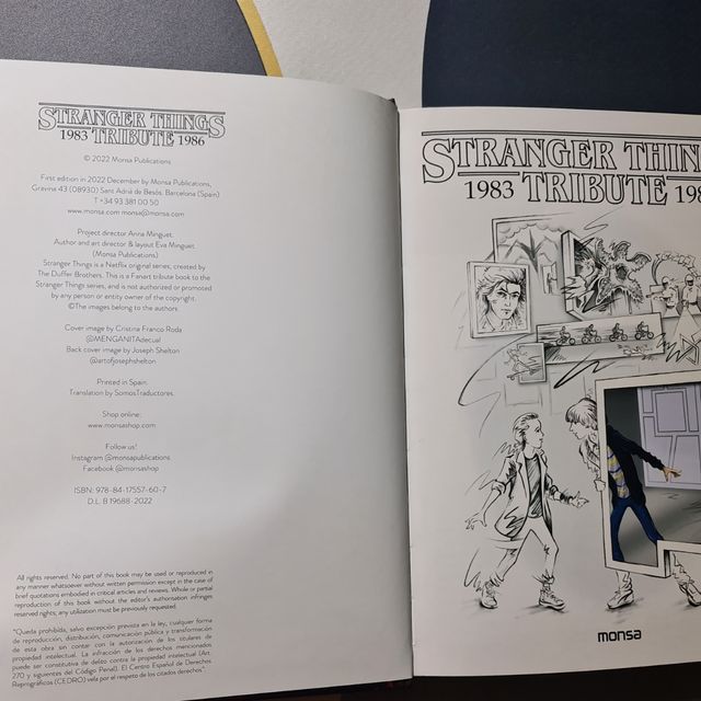 Libre Stranger Things tribute 1983-1986