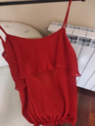 Top Volante Espalda Cruzada