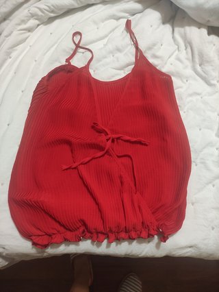 Top Volante Espalda Cruzada