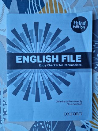 Pack English file B1/B2 (libros ingles)