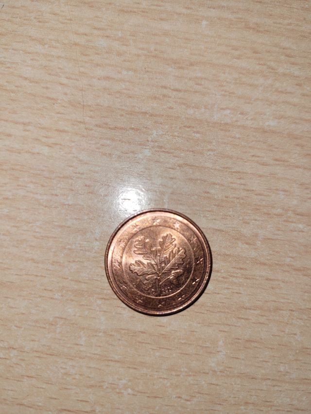 5 céntimos hojas de roble 2021