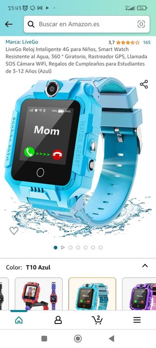 Reloj Smart watch niños