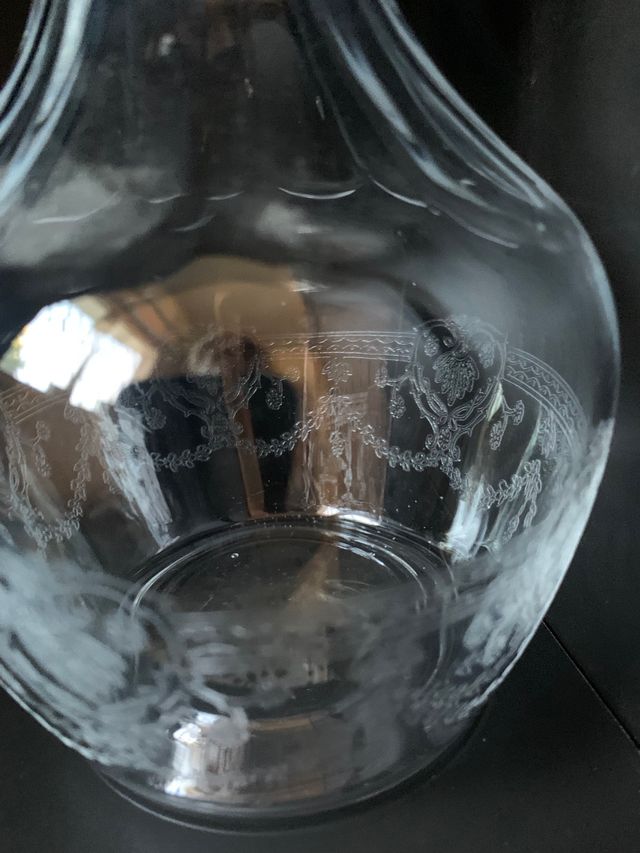 Licorera labrada Cristal de bohemia