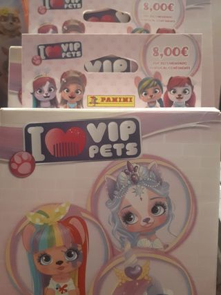 cromos I❤vip pets panini