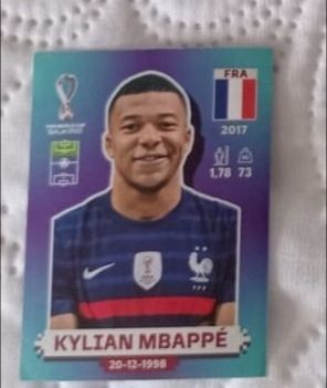 Sticker Qatar Panini  2022. Mbappe y Neymar Jr