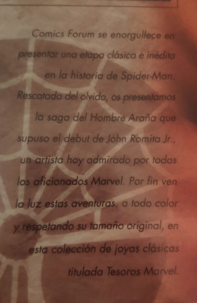 Cómic Spider-Man Tesoros Marvel Los años perdidos