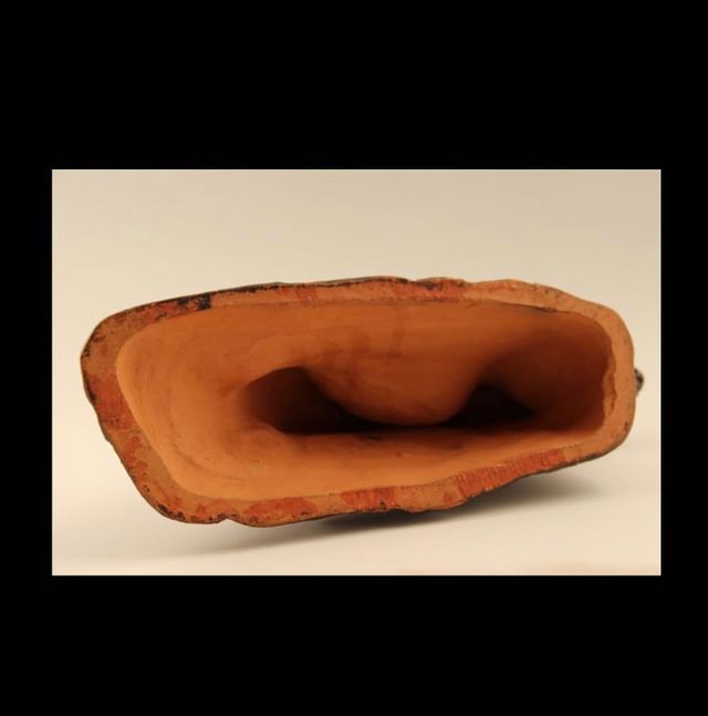 Pantera Art Deco en terracota