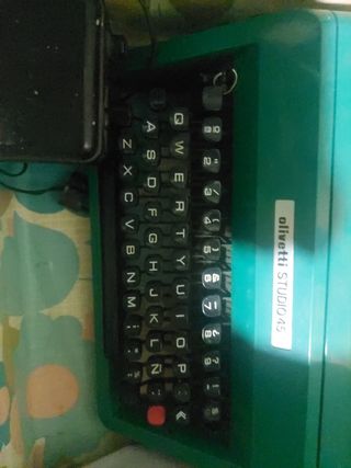 Maquina escribir olivetti studio 45
