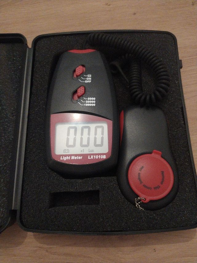 luxómetro digital medidor de lúmenes