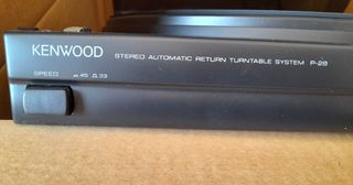 Plato giradiscos vinilos KENWOOD P-28 Nuevo leer