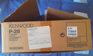 Plato giradiscos vinilos KENWOOD P-28 Nuevo leer