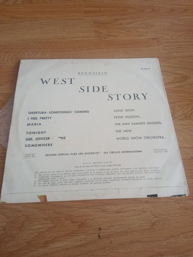 Vinilo West Side Story