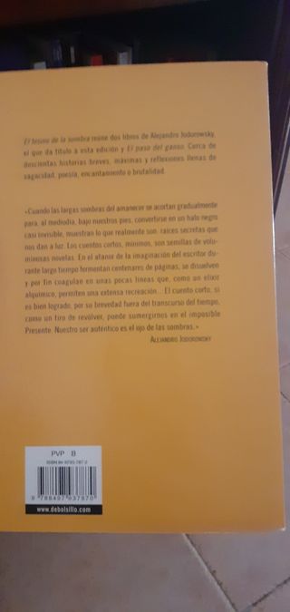 EL TESORO DE LA SOMBRA de Jodorowsky