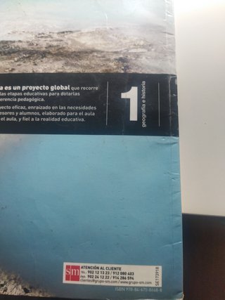 Libro de Geografía e Historia 1 ESO SM