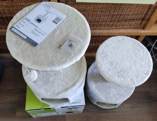 Casita rascador para el gato