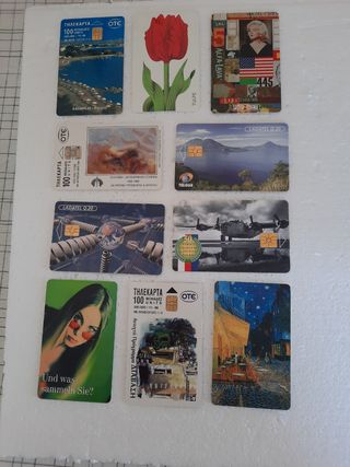 Tarjetas telefonicas