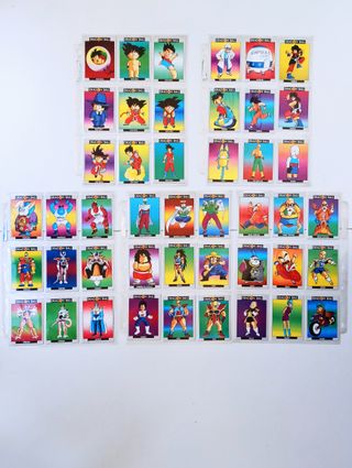 DRAGON BALL 1ra COLECCION DE CARTAS COMPLETA!