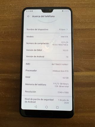 Huawei P20 pro 128GB libre