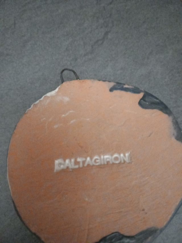 ceramica Caltagirone sole e luna