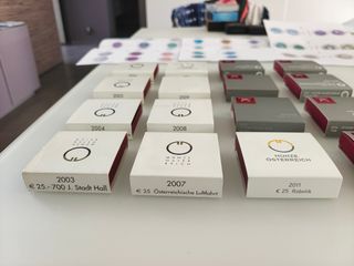 Colección plata Niobio Austria  OPORTUNIDAD