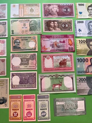 Billetes Asía - monedas € billetes del mundo UNC