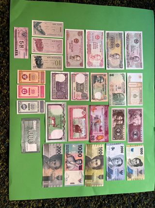Billetes Asía - monedas € billetes del mundo UNC