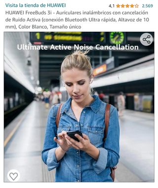 Auriculares HUAWEI FREEBUDS 3I