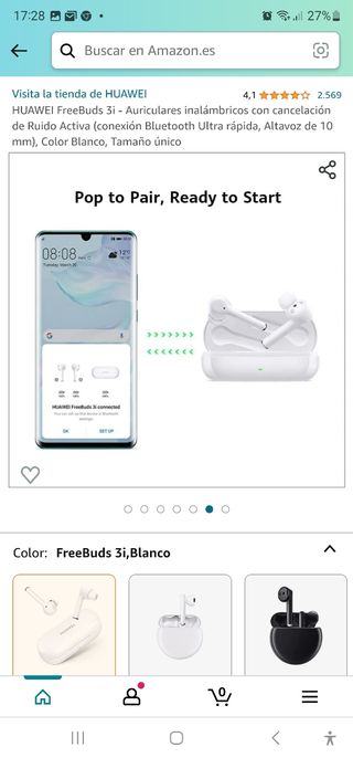 Auriculares HUAWEI FREEBUDS 3I