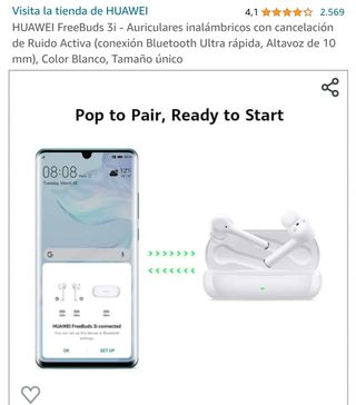 Auriculares HUAWEI FREEBUDS 3I