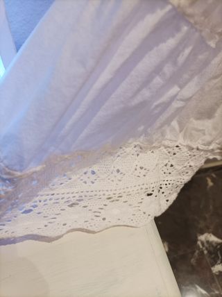 Falda blanca bordada tipo ibicenca adlib