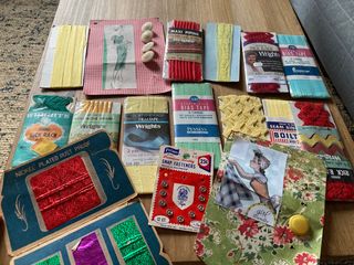 Lote Costura vintage 16 piezas